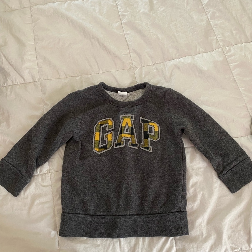 GAP Gray Sweatshirt with Camouflage Logo
